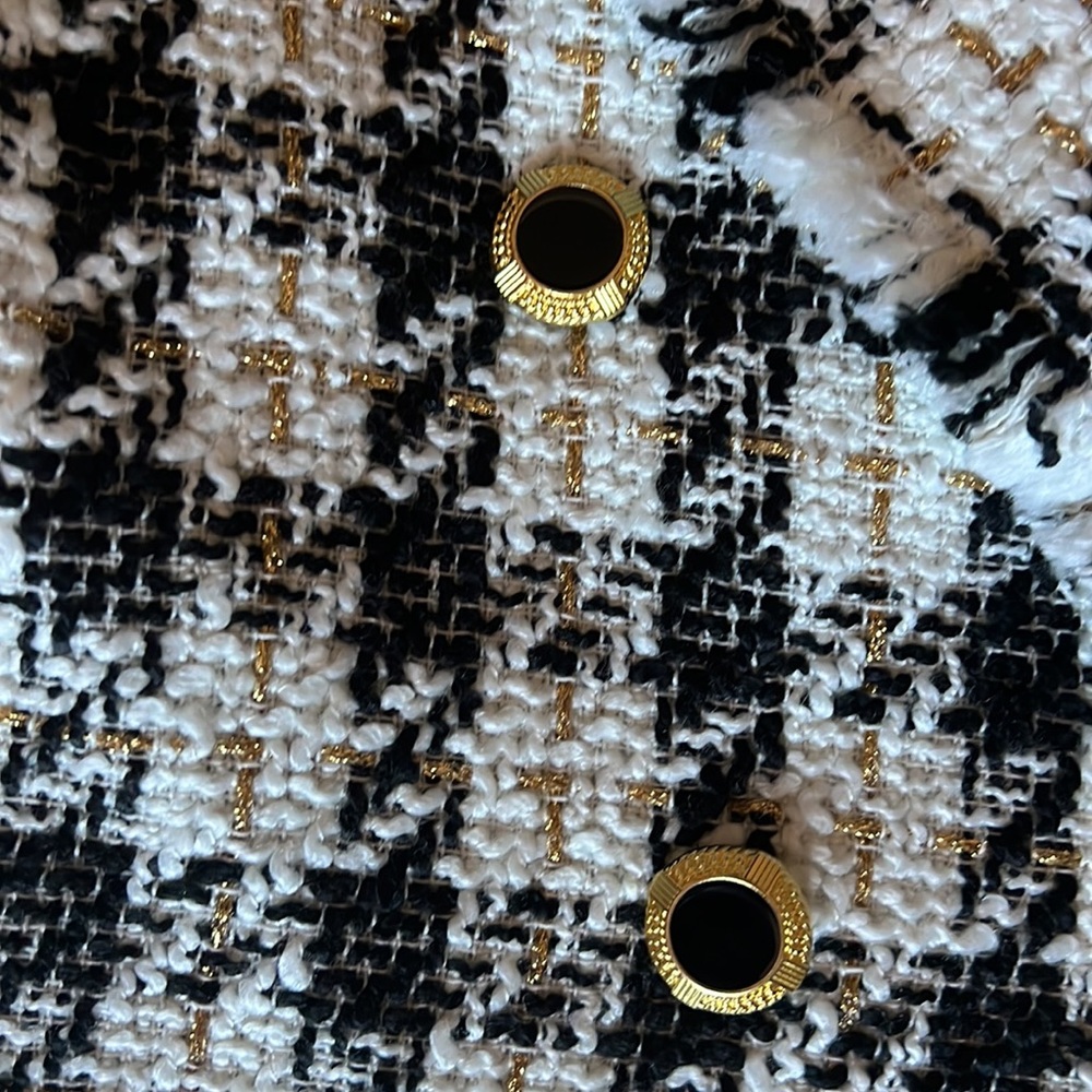 House of Harlow 1960 Black Tweed - Picture 3 of 3
